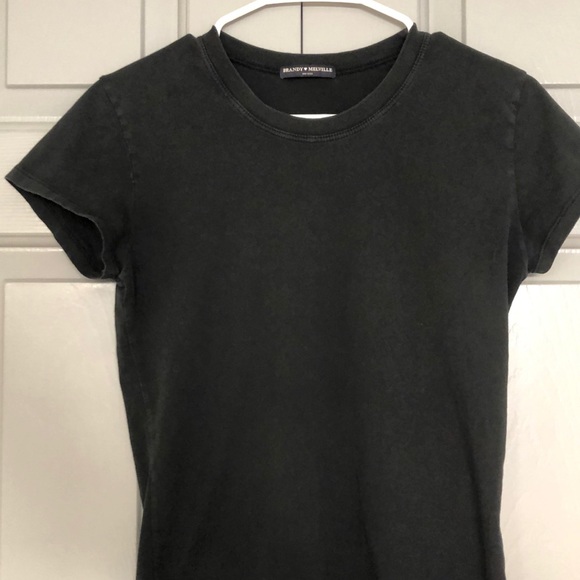 Brandy Melville Tops - Brandy Melville Black T-Shirt